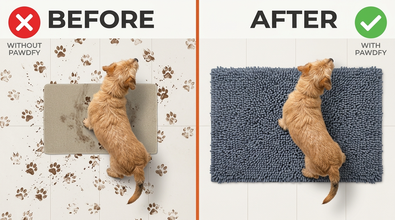 Pawdfy Mat — The Mat That Keeps  Your Home Spotless
