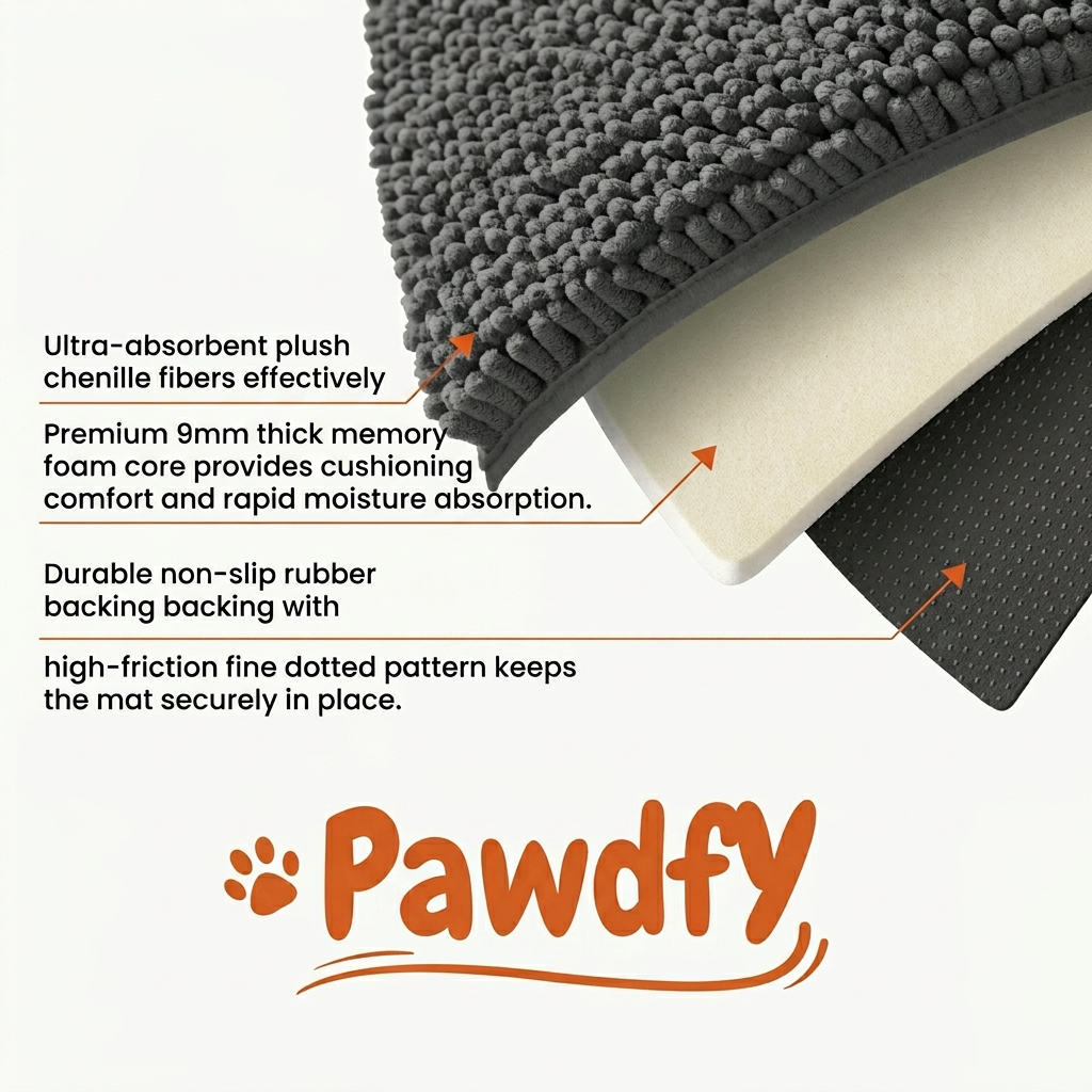 Pawdfy Mat — The Mat That Keeps  Your Home Spotless