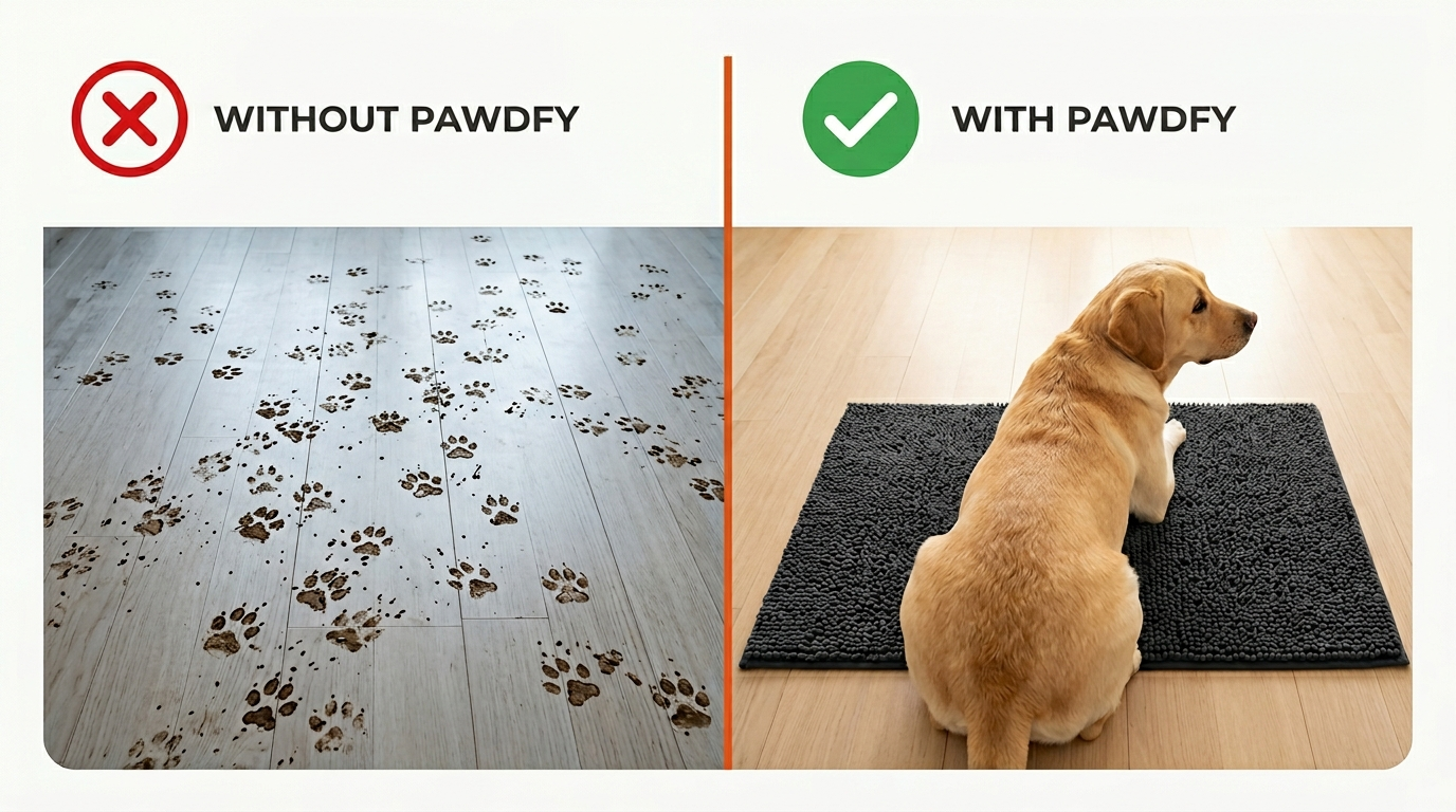 Pawdfy Mat — The Mat That Keeps  Your Home Spotless